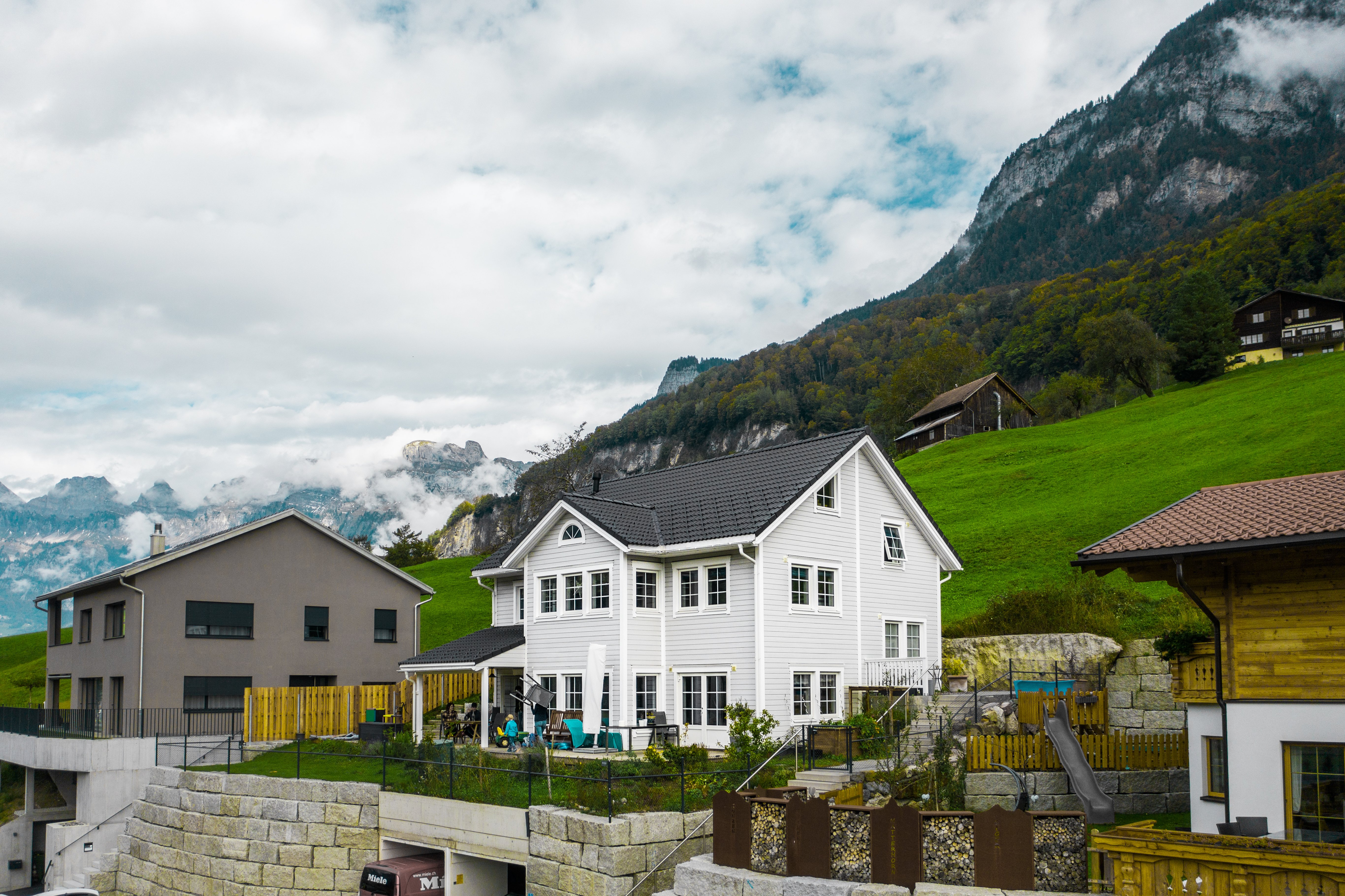 Splitlevel Haus am Hang